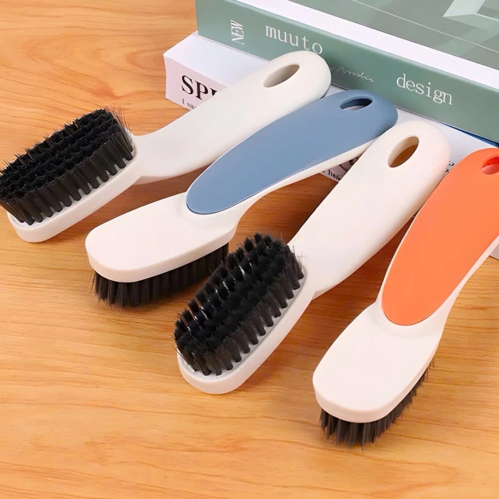 Bàn Chải Mini Đánh Giày Lông Cứng Cán Nhựa Đa Năng, vệ sinh Sạch Giày Bền Đẹp Tiện Lợi - Bàn chải đánh giày mini giá sỉ