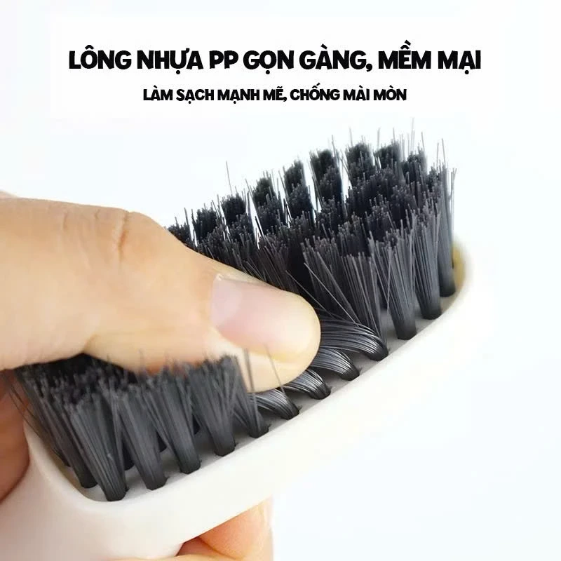 Bàn Chải Mini Đánh Giày Lông Cứng Cán Nhựa Đa Năng, vệ sinh Sạch Giày Bền Đẹp Tiện Lợi - Bàn chải đánh giày mini giá sỉ