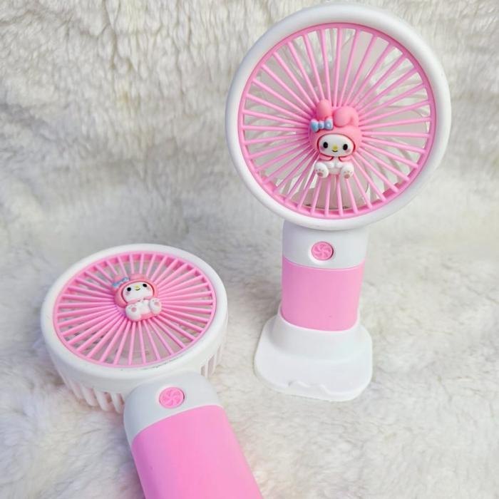 Quạt Cầm Tay Mini , Quạt Tích Điện Sạc USB Có Chân Đế Để Bàn Tiện Lợi, - Quạt cầm tay mini giá sỉ
