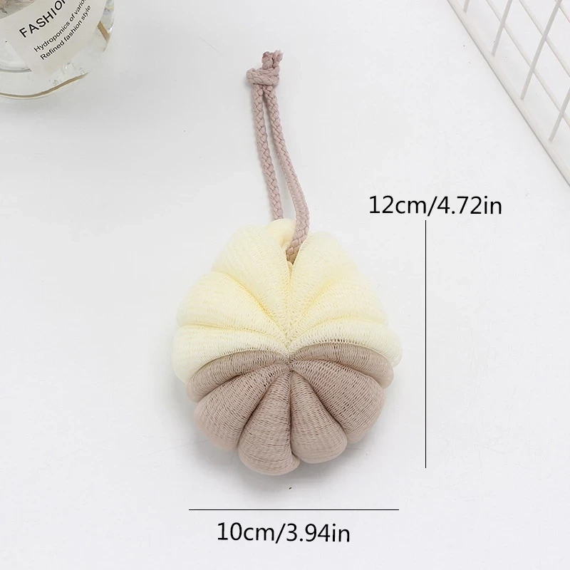 Bông tắm lưới 2 màu hình cầu hoa mềm mại tạo bọt cao cấp - Bông tắm cầu hoa 2 màu giá sỉ