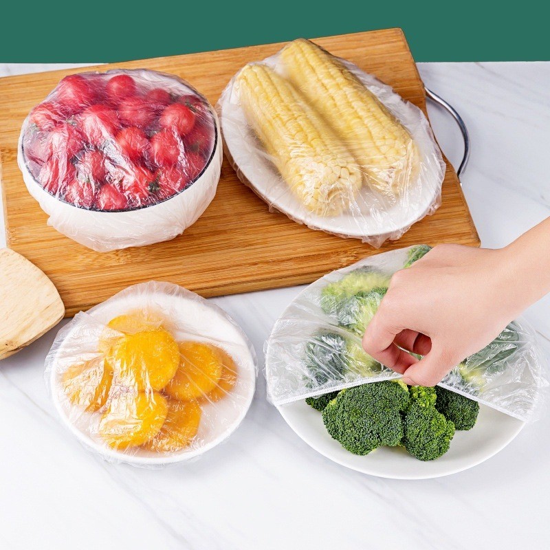 Túi Màng bọc thực phẩm co giãn siêu dai có chun set 50 chiếc - Túi màng nọc thực phẩm set 50 giá sỉ