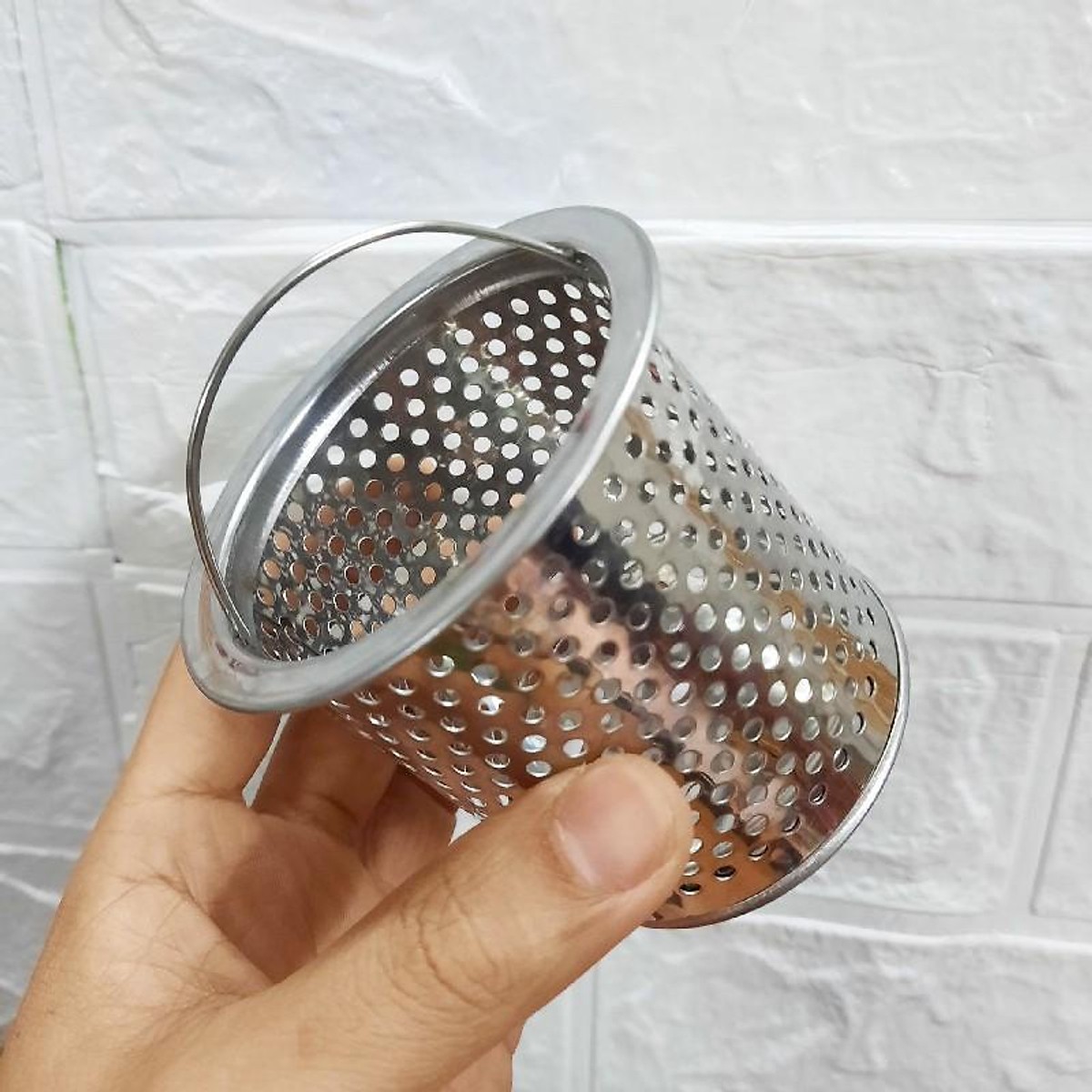 Rổ Lọc Rác Inox dùng cho bồn rửa chén giúp chặn nước, lọc rác, chống ...