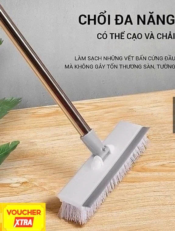 Chổi Chà Sàn, Cây Chà Sàn Nhà Tắm, Quét Lau Sàn Nước , ChổI Cọ Nhà Vệ Sinh, Bàn Chải Chà Toilet - Màu Trắng