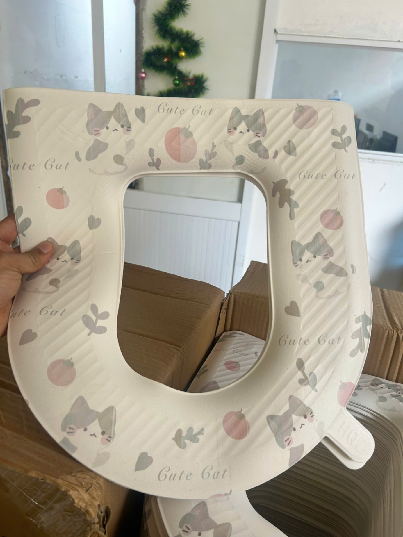 Đệm lót bồn cầu EVA mềm mịn, chống thấm nước, giữ ấm