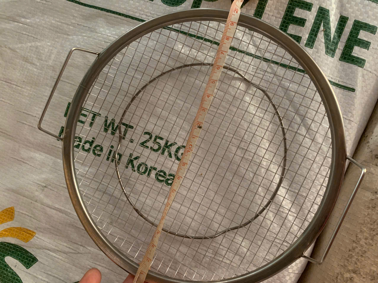 Bộ khay đĩa kèm vỉ lọc dầu inox 20cm dùng đựng đồ chiên, đồ luộc ráo dầu, ráo nước - Đồ gia dụng INOX giá kho