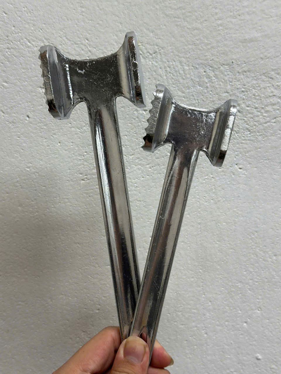 Búa inox cán dài 22CM, Giã Thịt, Cán Dài Cầm Chắc Chắn, Hợp Kim Inox - Dụng cụ nhà bếp giá sỉ