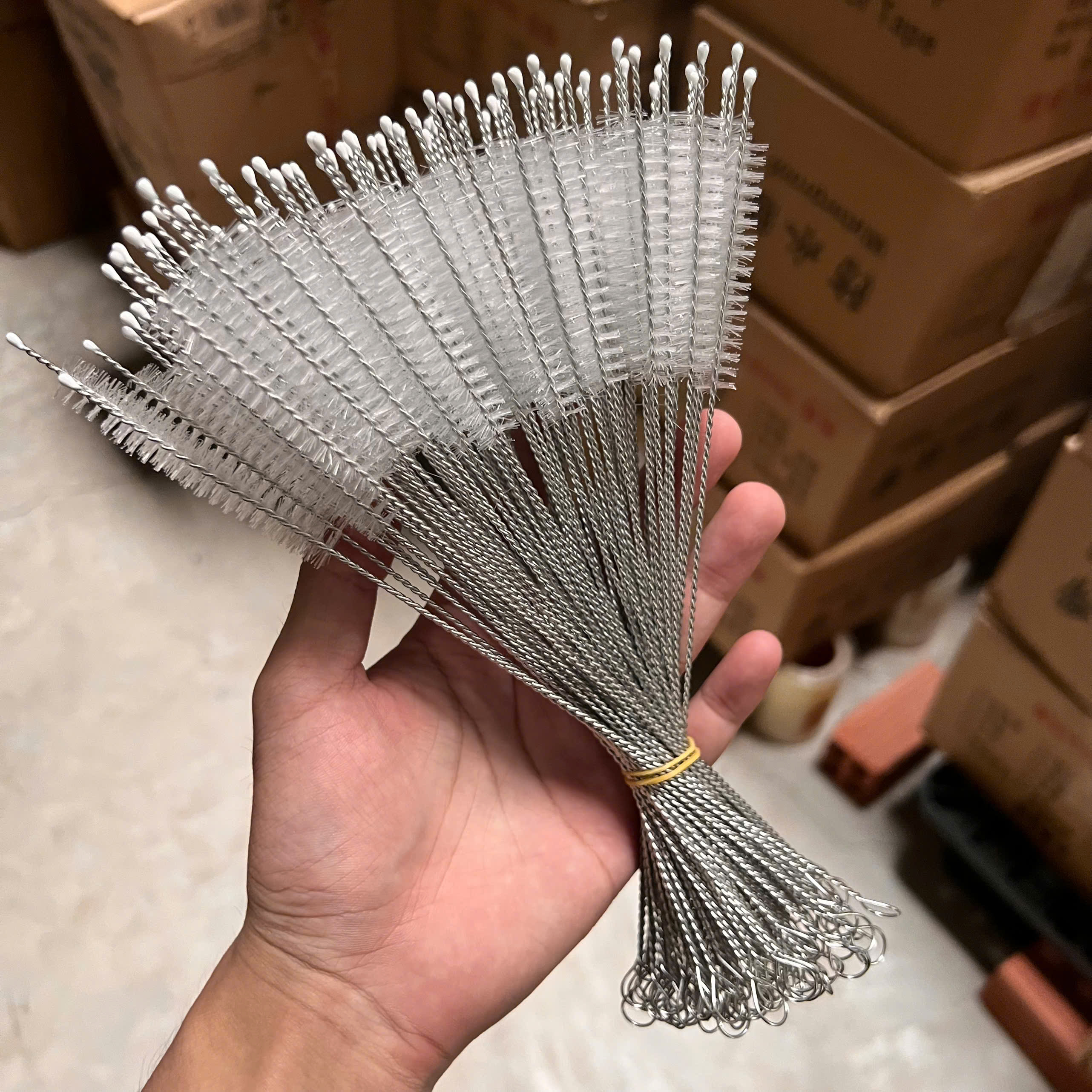 Dụng cụ cọ rửa ống hút INOX - Gia dụng INOX giá sỉ