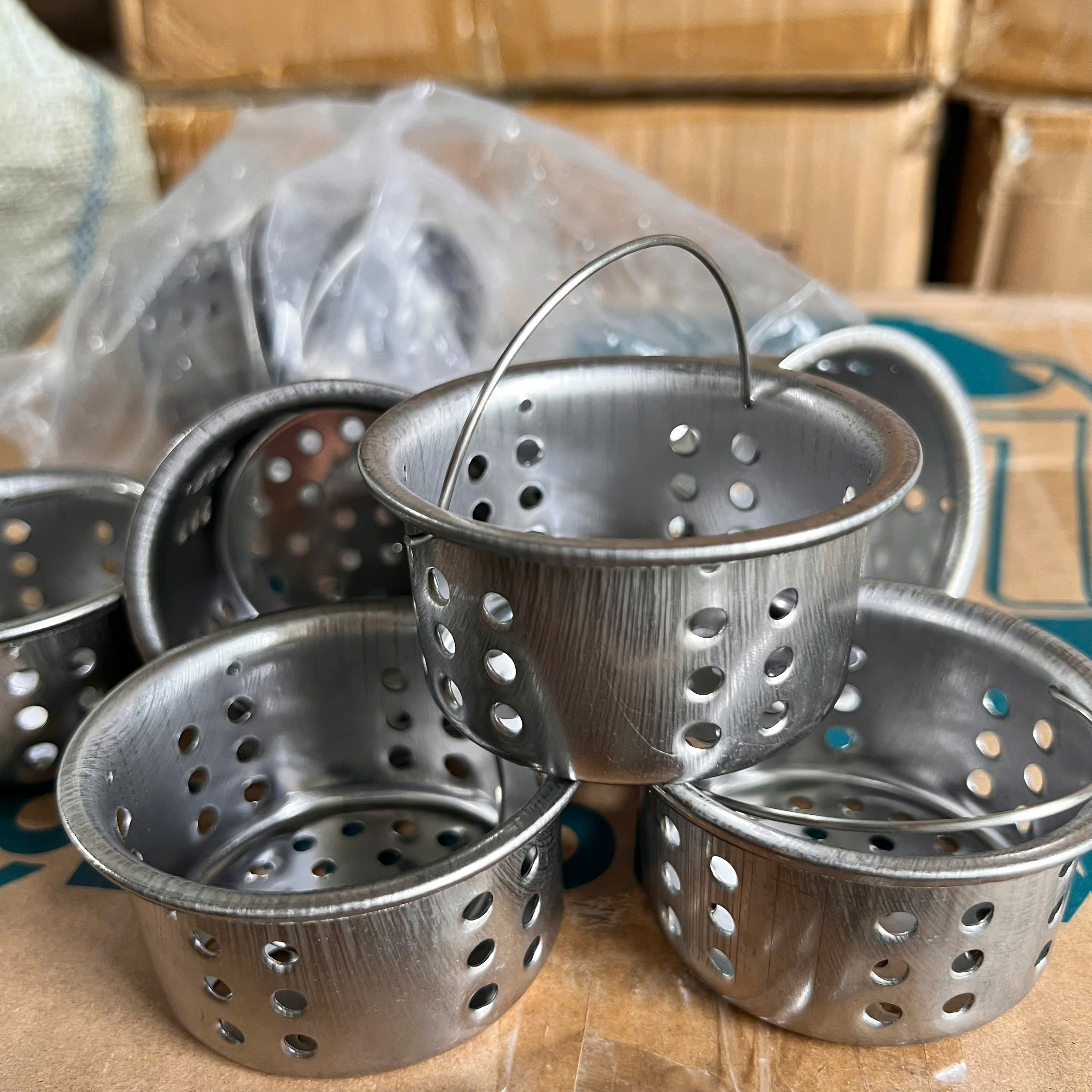 Rổ Lọc Rác Inox Loại ngắn dùng cho Bồn rửa chén, chống tắc, dễ vệ sinh - Rổ lọc rác Inox giá sỉ