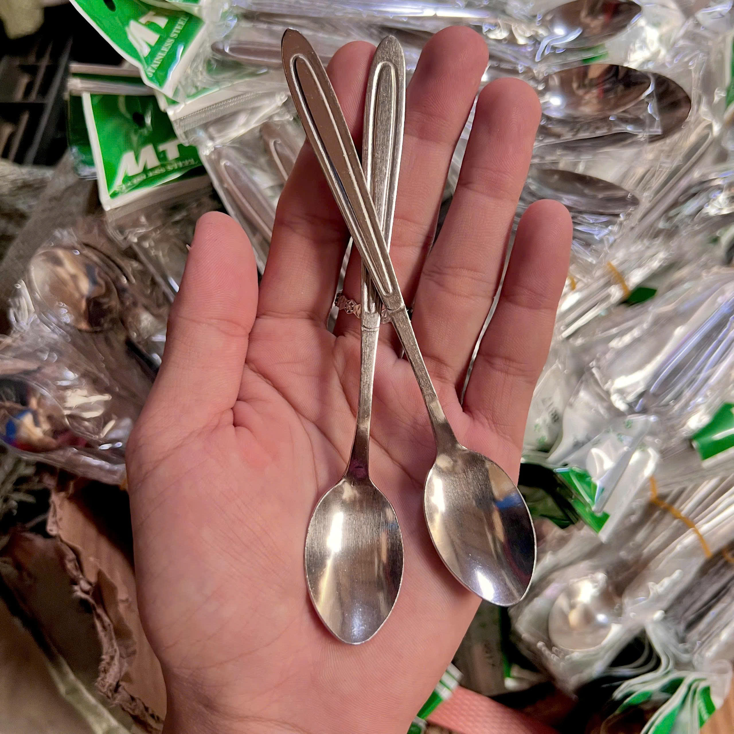 Thìa, muỗng INOX pha cà phê MT 8817, DÀI 13CM - Muỗng inox giá sỉ tại kho