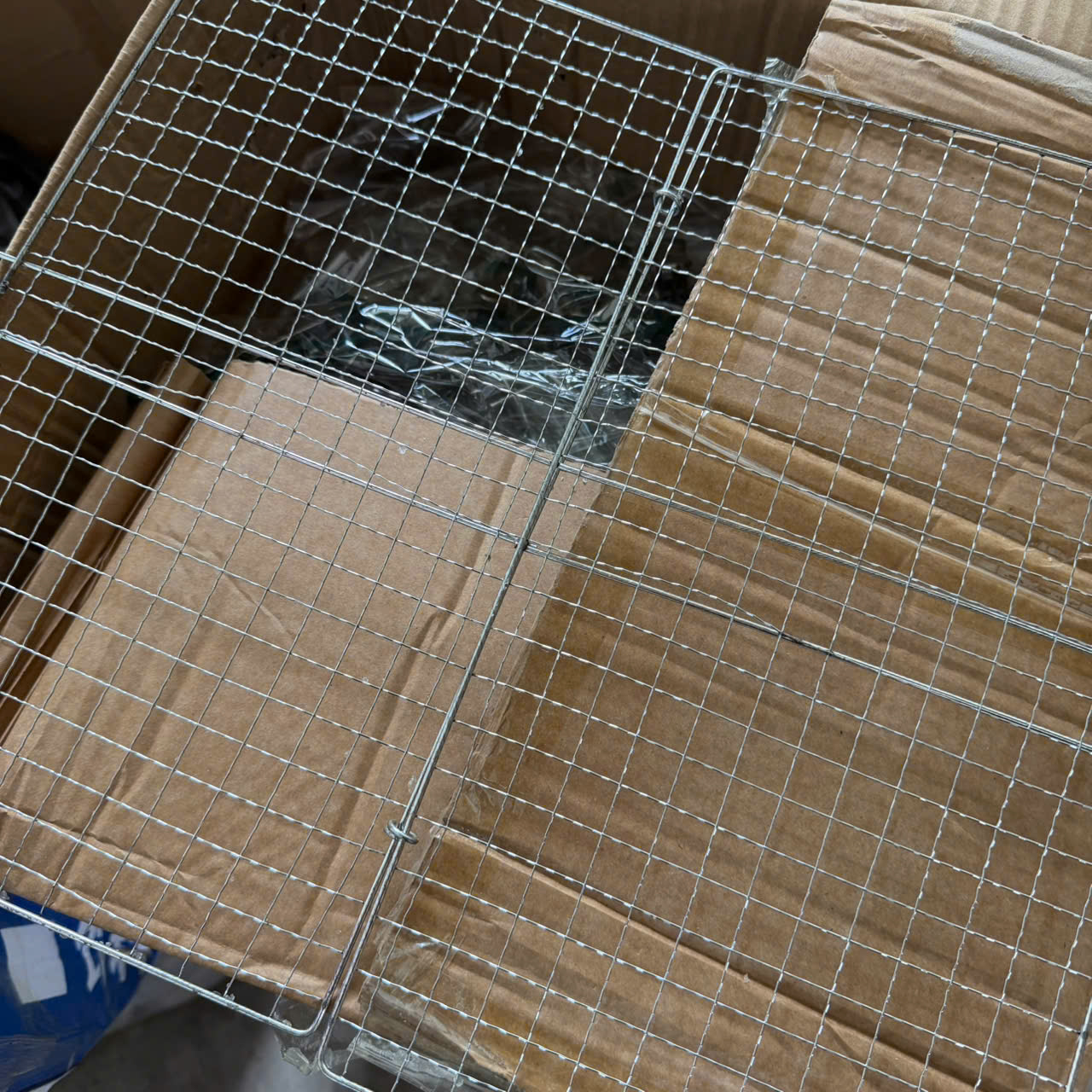 Vỉ Kẹp Nướng Inox, Nướng Thịt Cá Hải Sản Chống Dính Tiện Lợi - 30x20cm - Gia dụng Inox giá sỉ