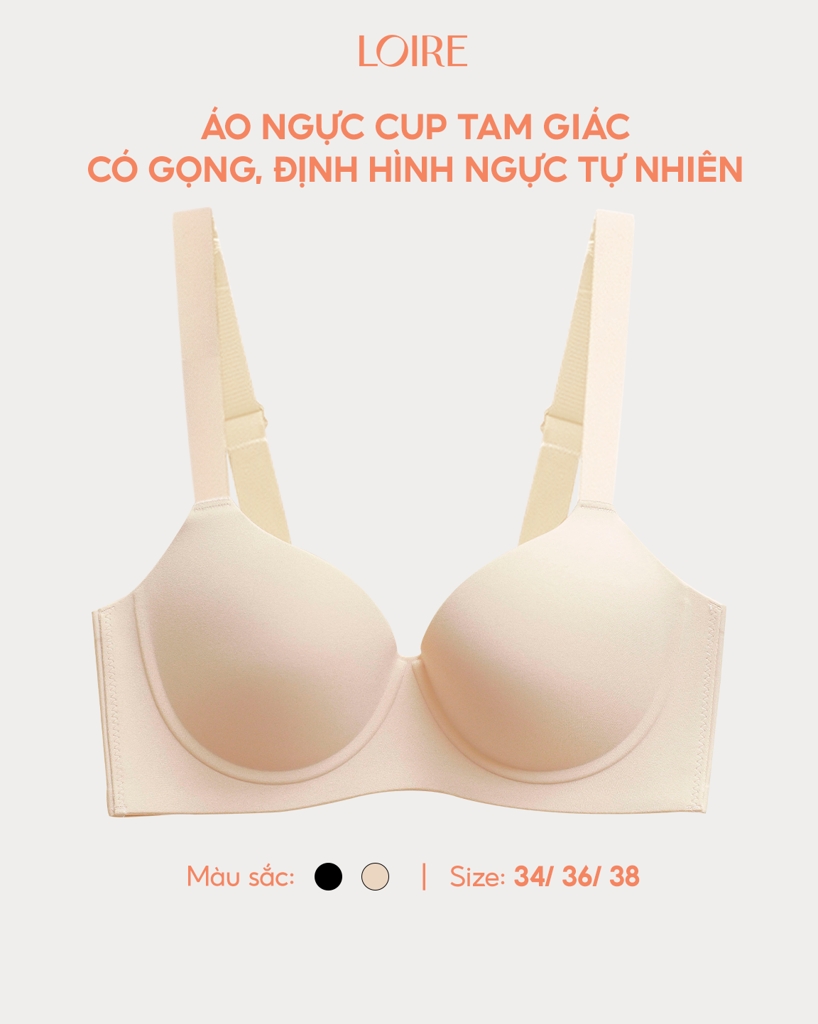 Áo Lót Có Gọng Đệm Mỏng Phù Hợp Cho Vòng 1 Lớn AL250310