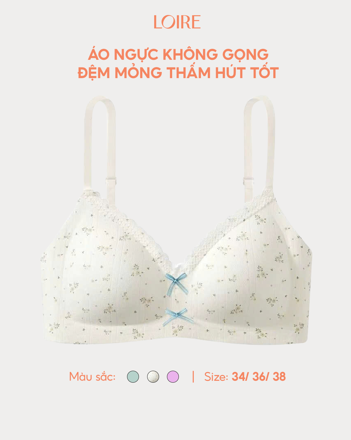 Áo Lót Không Gọng, Thoáng Khí Vượt Trội AL250738