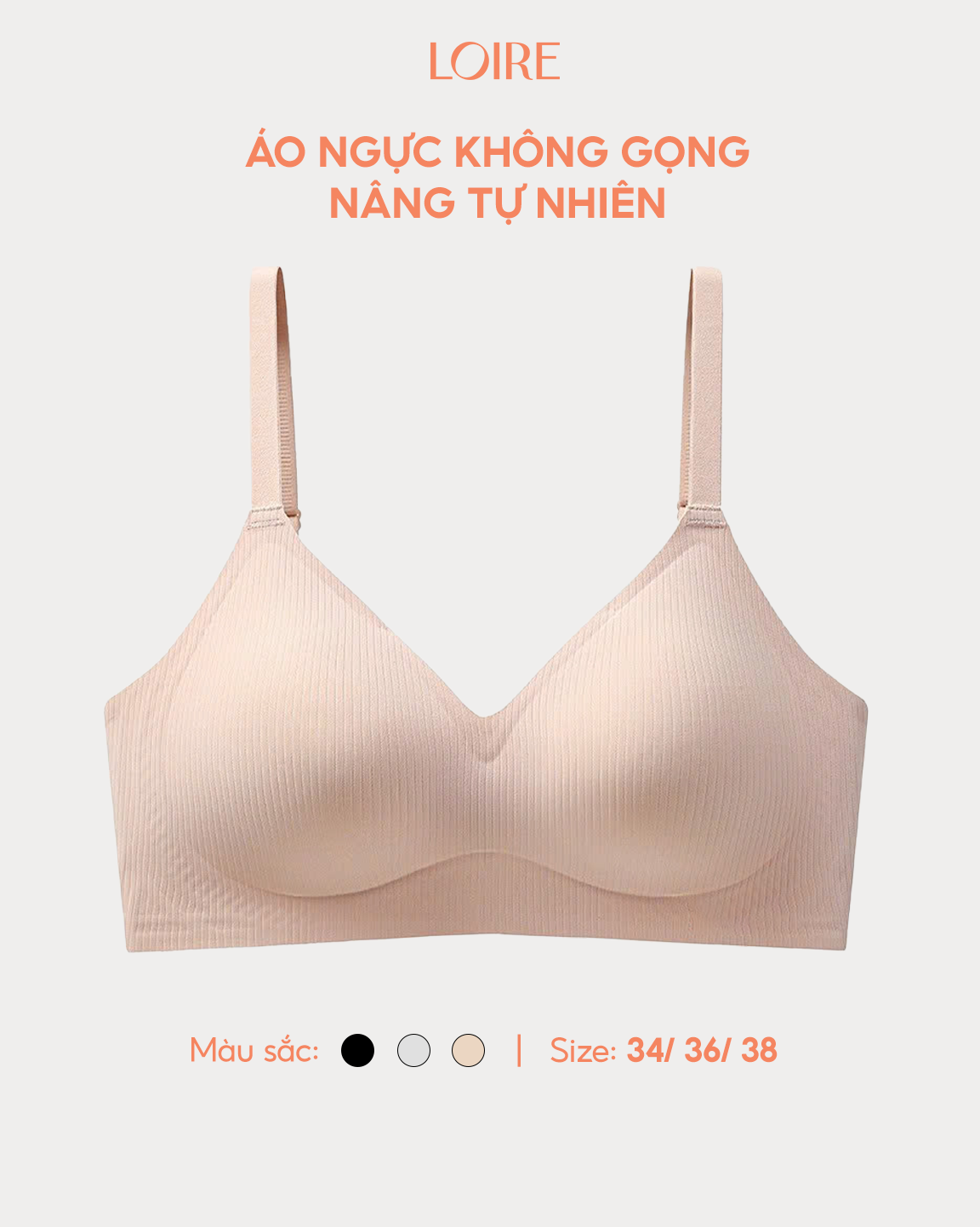 Áo Lót Tàng Hình, Không Gọng, Siêu Thoáng Mát AL250731