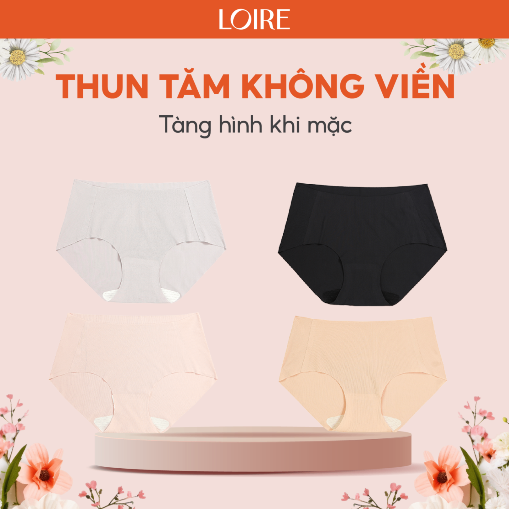 Combo 4 Quần Lót Thun Tăm QSD11 - 4c màu - size L
