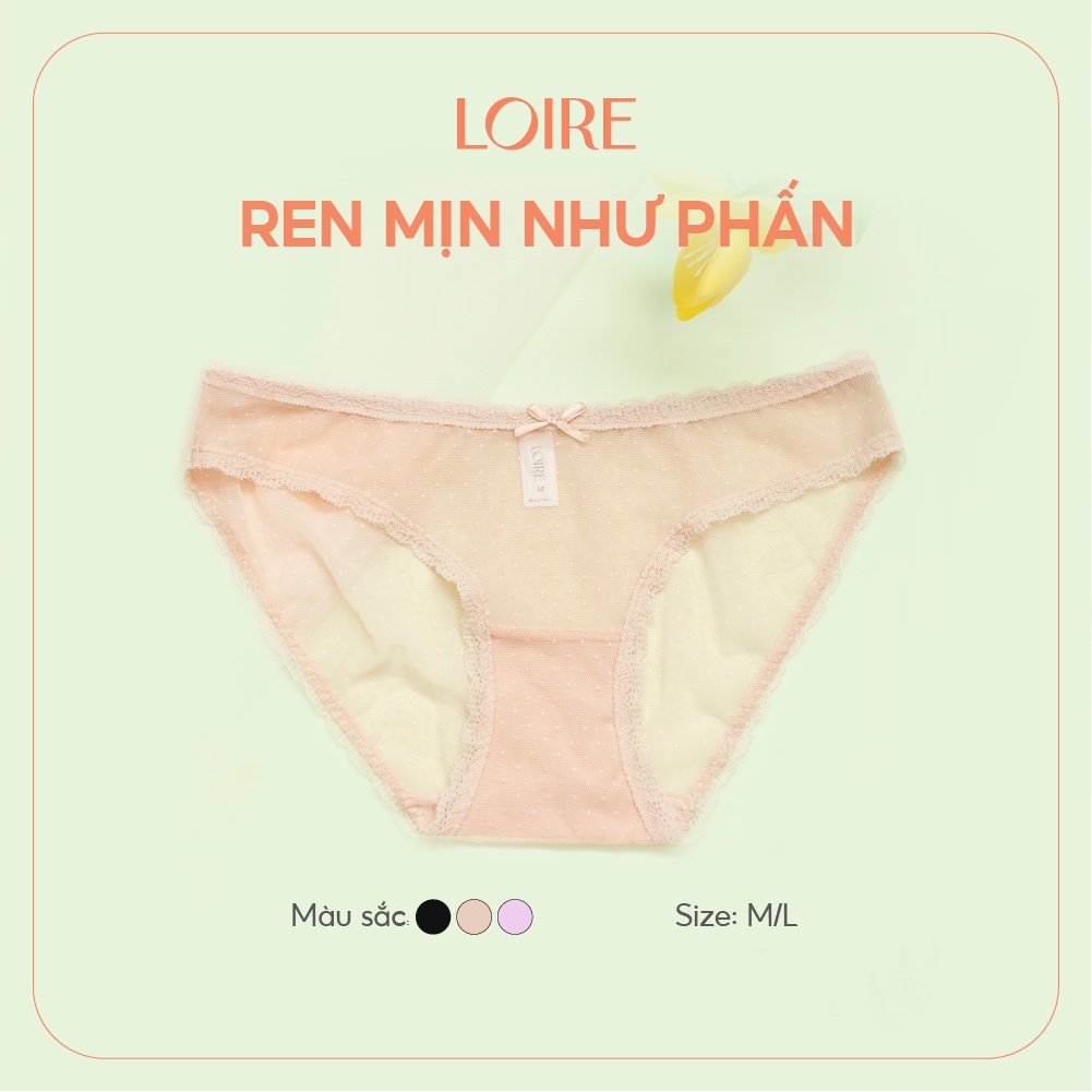 Quần Lót Ren Mịn Như Phấn, Thoáng Khí Vượt Trội QLBK30