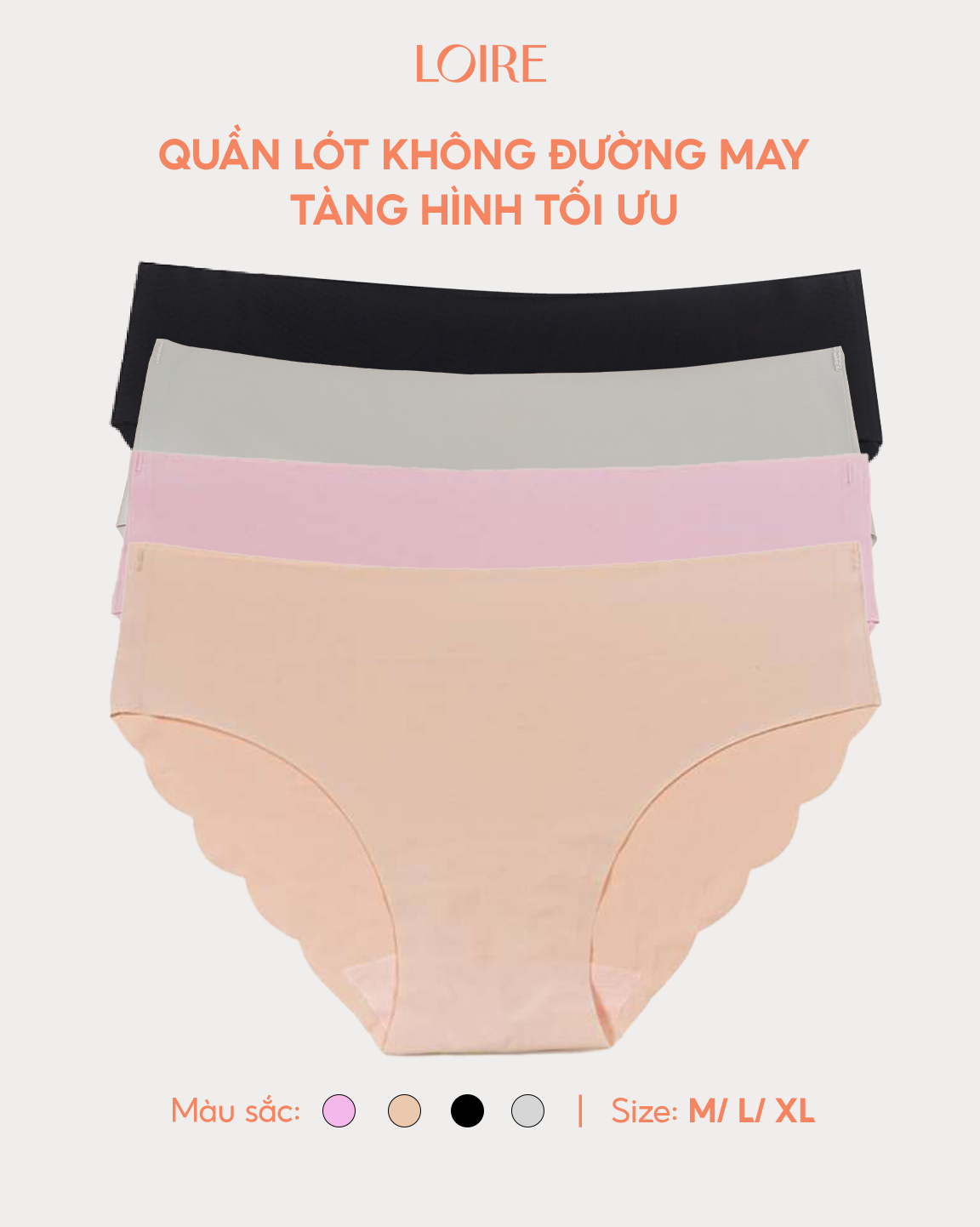 Quần Lót Tàng Hình, Siêu Mềm Mát QSD04