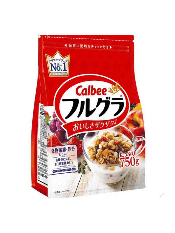 Ngũ cốc hoa quả Calbee gói đỏ 750g