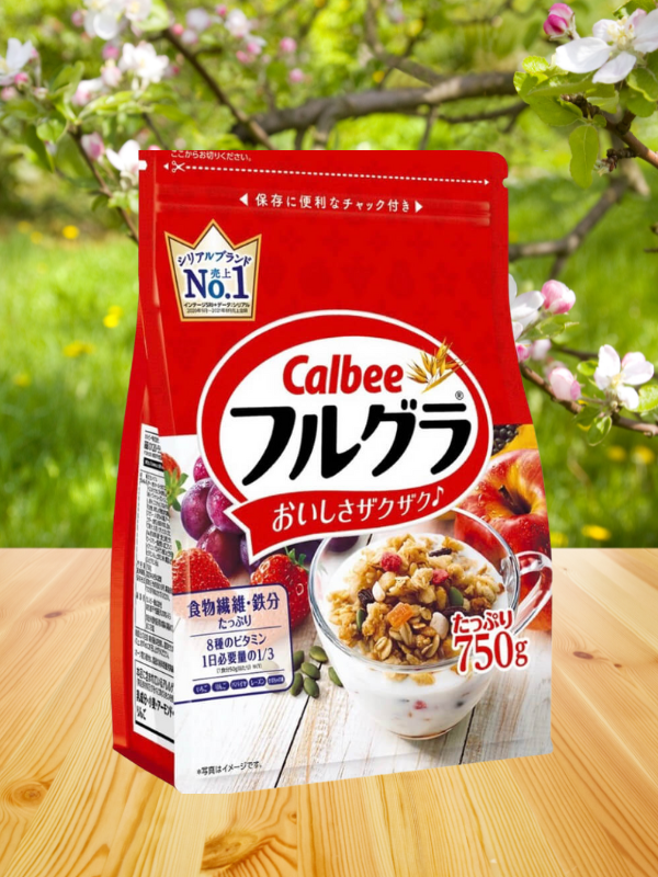 Ngũ cốc hoa quả Calbee gói đỏ 750g