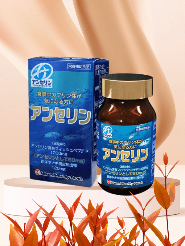 Viên uống hỗ trợ trị gout Anserine Minami Healthy Foods 240v