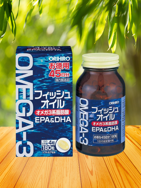 Dầu cá Omega 3, EPA & DHA Orihiro