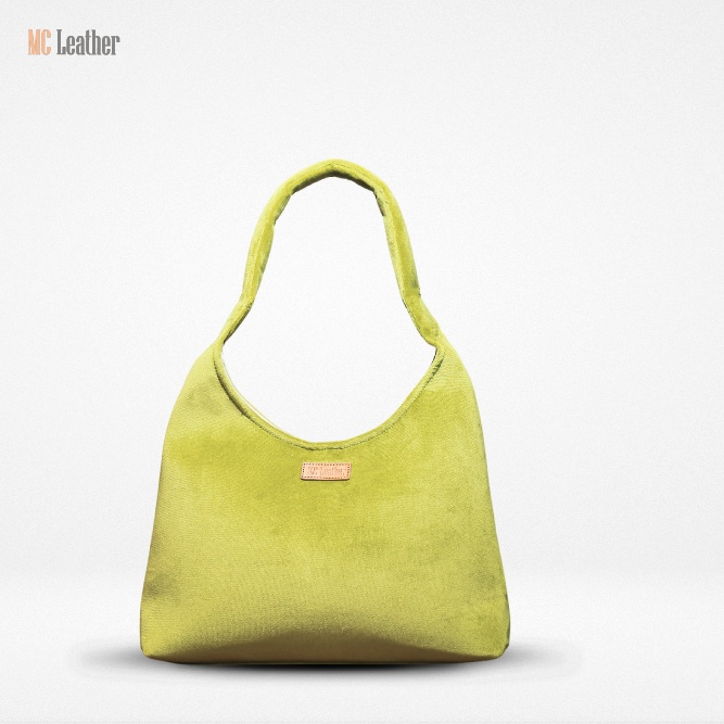 Túi Tote MCL Retro thu đông đơn giản - XANH LÁ MẠ