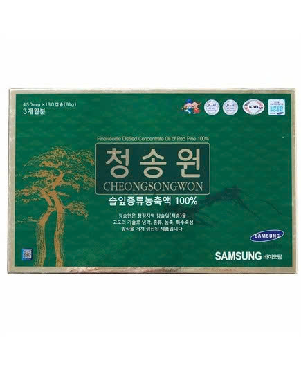 G207g240(1) ( hộp xanh ) Tinh dầu thông đỏ cheosongwon 180V