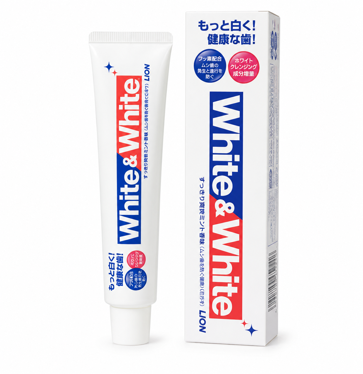 G235 - Kem đánh răng White & White của Nhật Bản 150gr