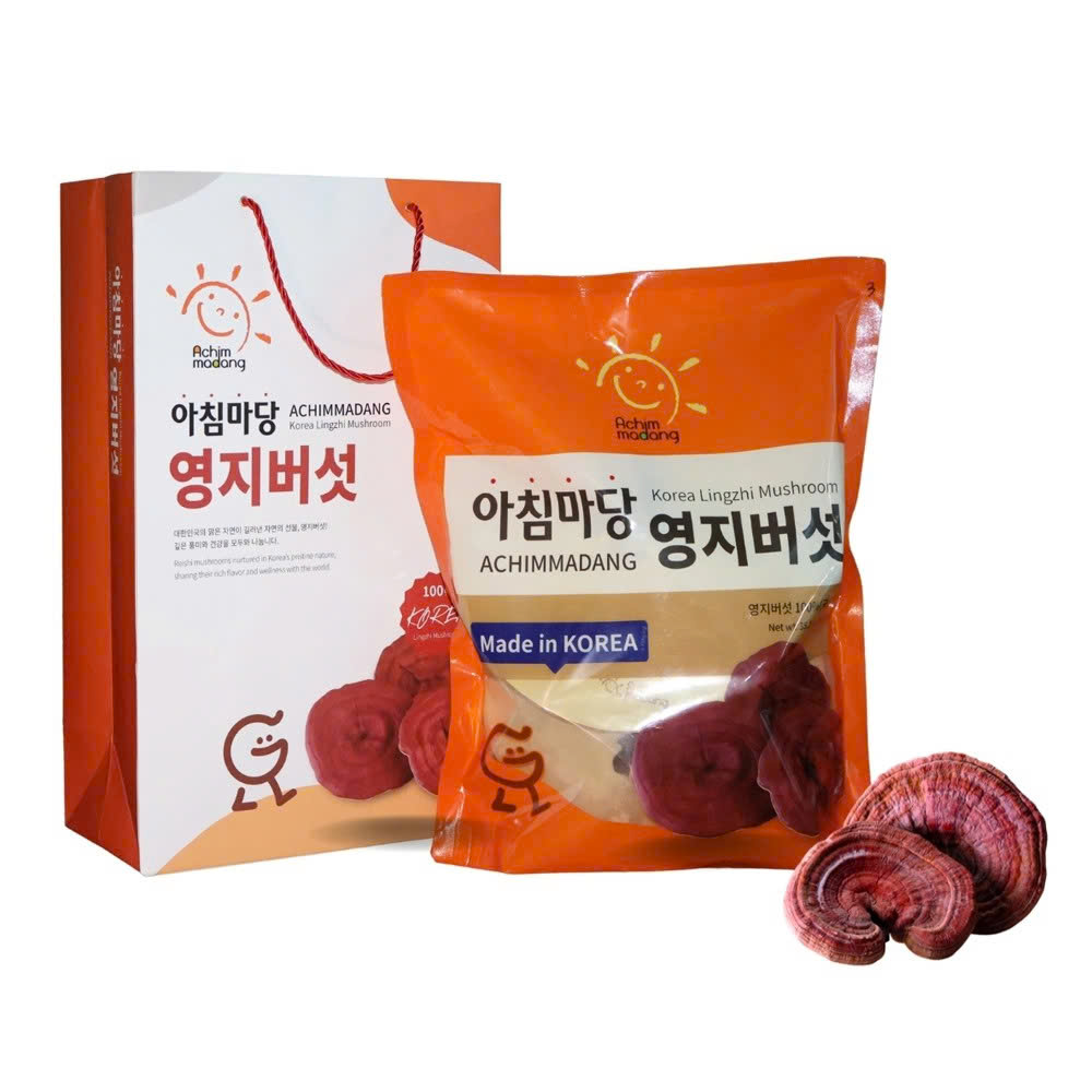 G257 -( 13 đến 15 lá ) Nấm Linh Chi Achimmadang Hàn Quốc Chuẩn Organic Túi 1 Kg