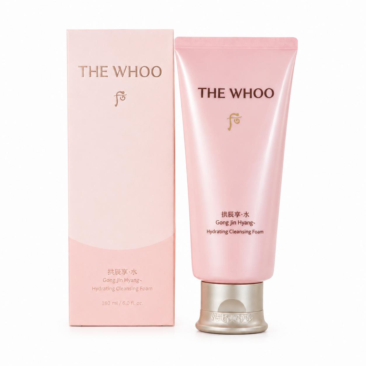 Q675 g203(1) m881(1) ( mẫu mới ) Sữa rửa mặt whoo hồng The History of Whoo Gong Jin Hyang Hydrating Cleansing Foam 180ml ( 2029 )