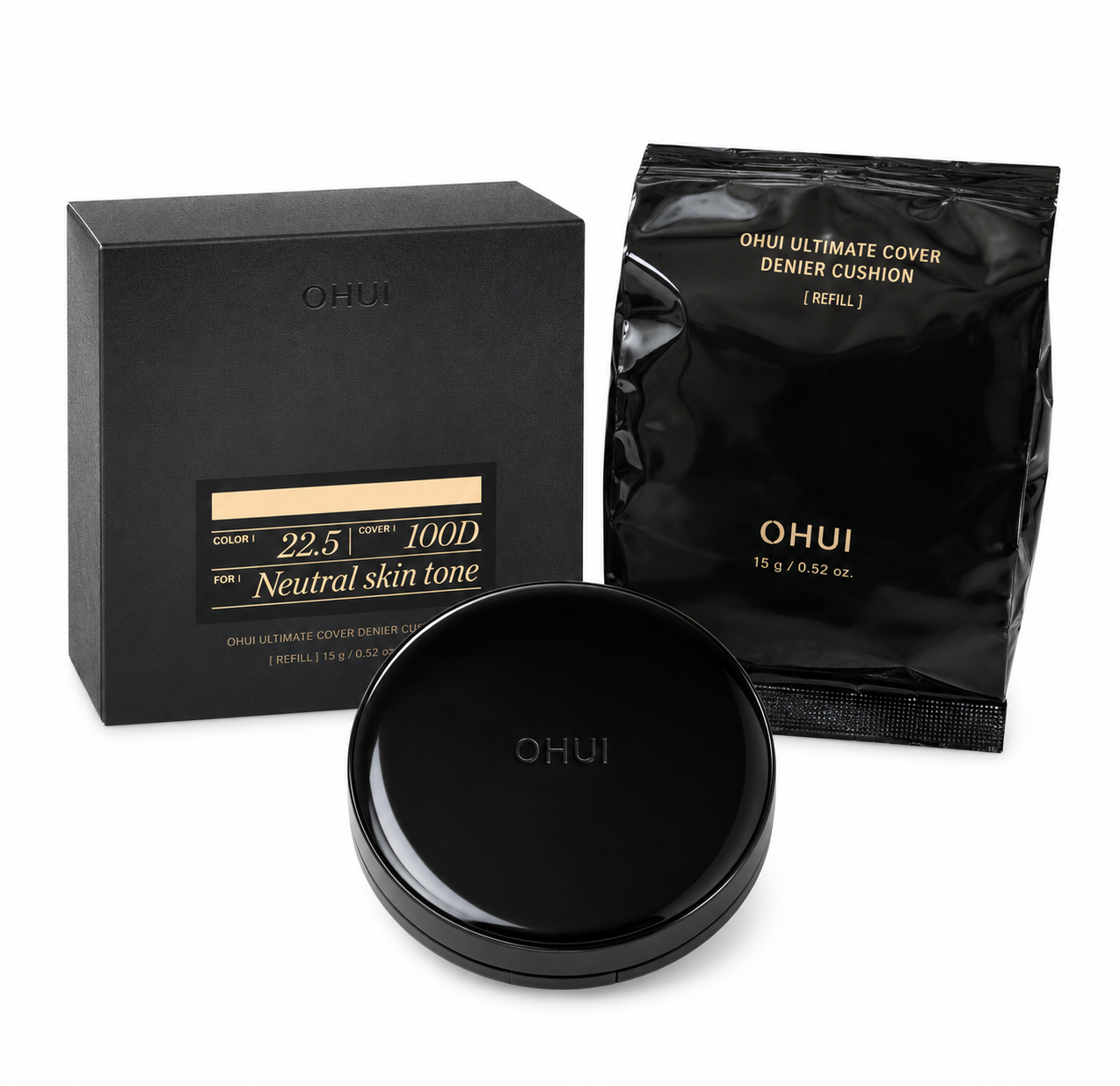 Q793 (100D - 22.5) Cushion OHUI Ultimate Cover Denier che phủ cao ( 13g x 2 )( 3/2029 )
