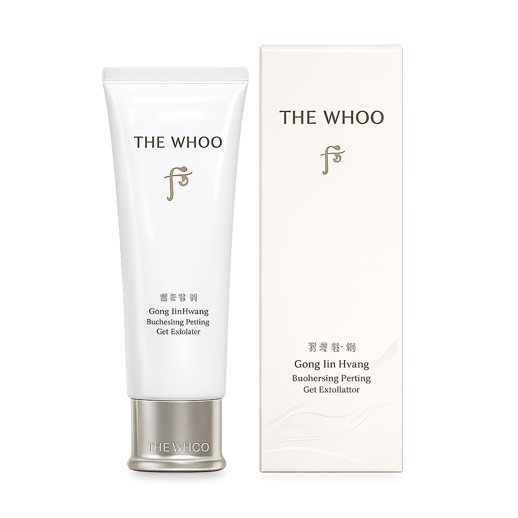 Q891 mẫu mới ) Kỳ da chêt whoo trắng Gong Jin Hyang Seol Brightening Gommage Gel Exfoliator 100ml (4/2029 )