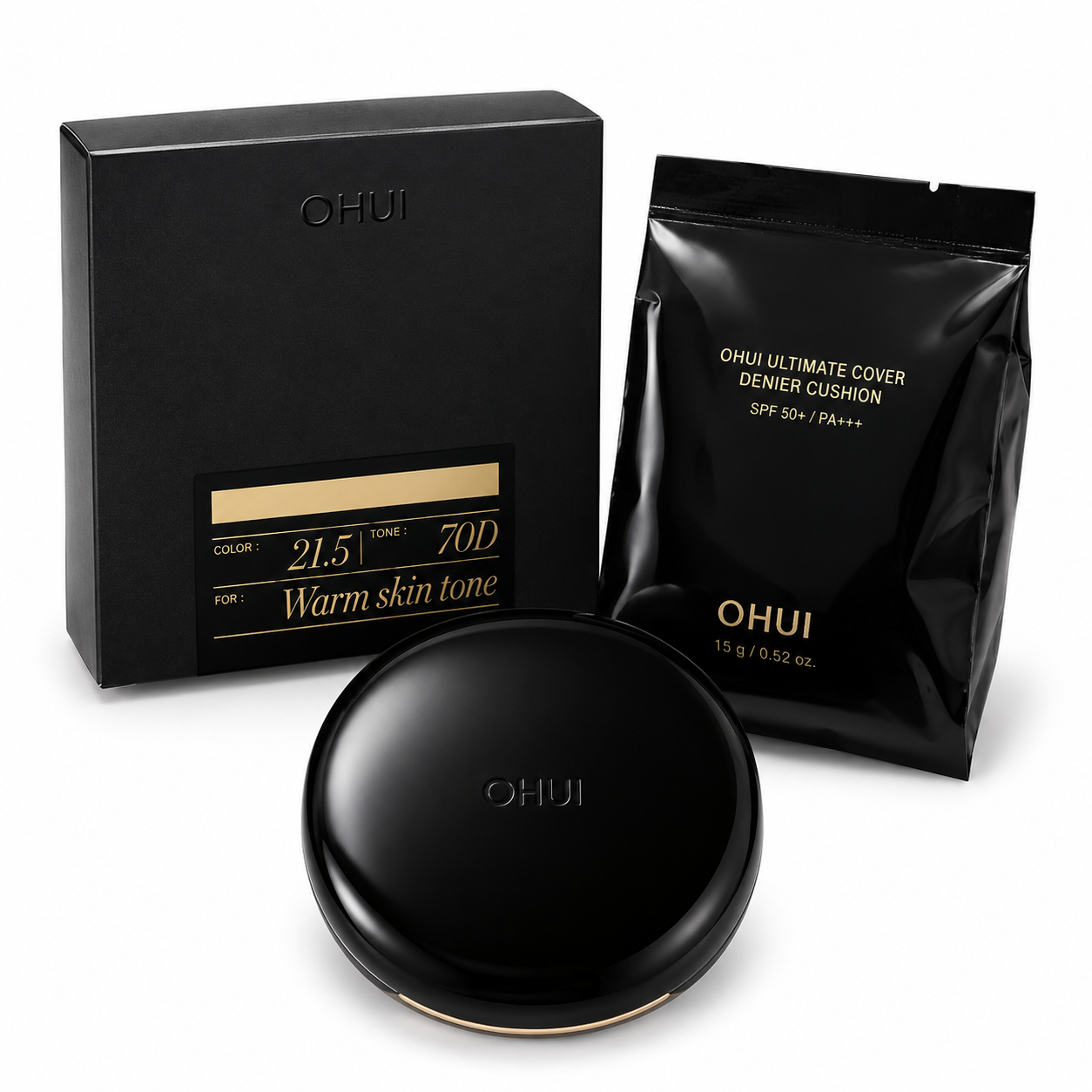 Q917 ( 70D - 21.5 ) Cushion OHUI Ultimate Cover Denier che phủ tự nhiên ( 13g x 2 )