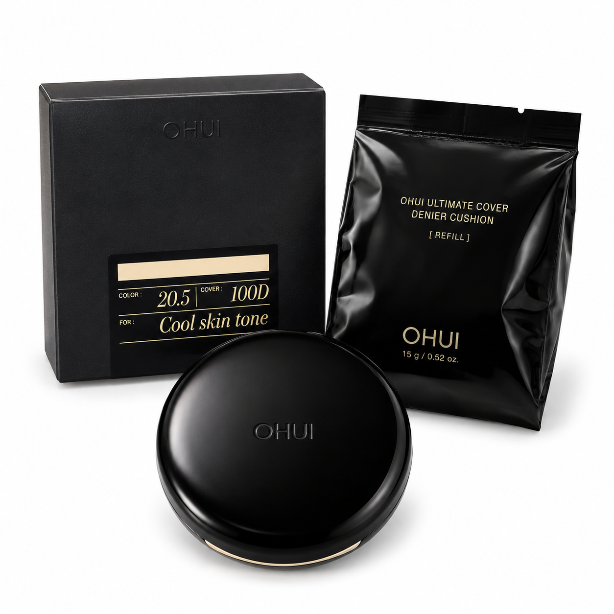 Q918 ( 100D - 20.5 ) Cushion OHUI Ultimate Cover Denier che phủ cao ( 13g x 2 )