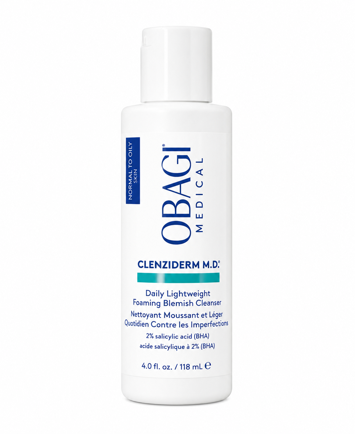 S162 Sữa rửa mặt làm sạch tế bào da chết Obagi Clenziderm M.D. Foaming Blemish 118ml ( 8/2027)