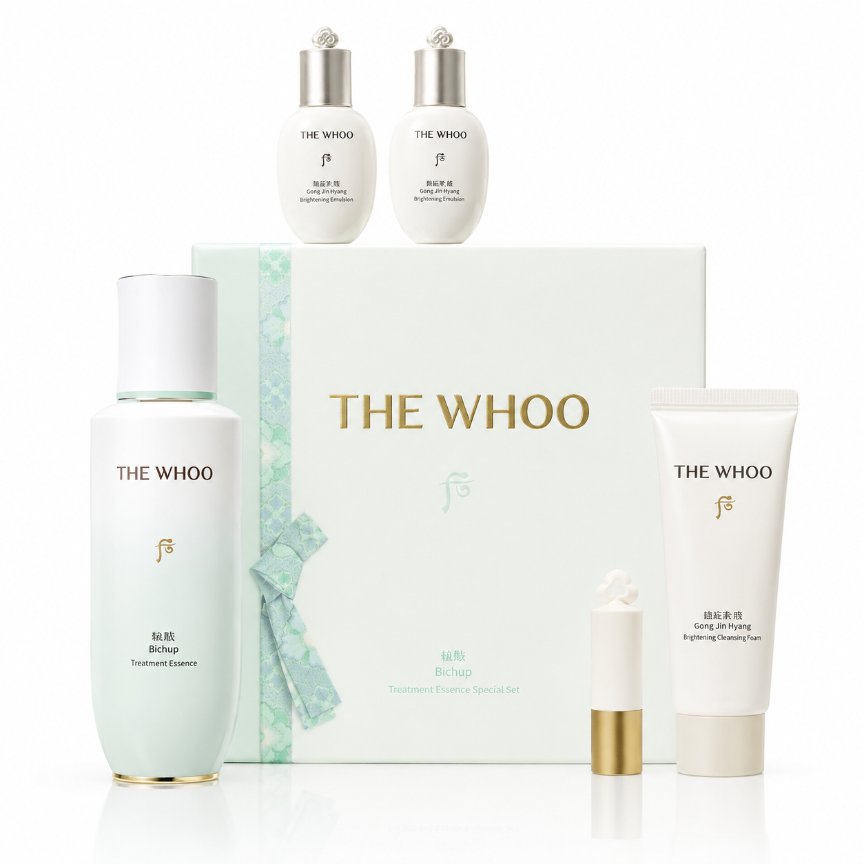 S163 ( MÀU XANH ) SET Tinh chất khởi động THE WHOO Bichup Treatment Essence 130ml 5sp