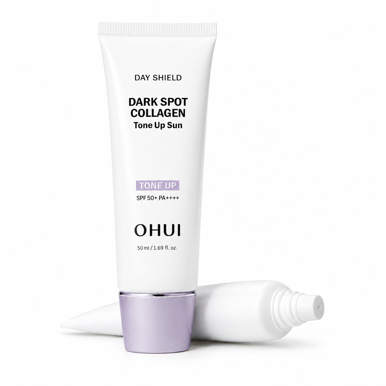 S189 (tách set) Kem chống nắng OHUI DS Dark Spot Collagen Tone up Sun SPF50+/PA++++ 50ml