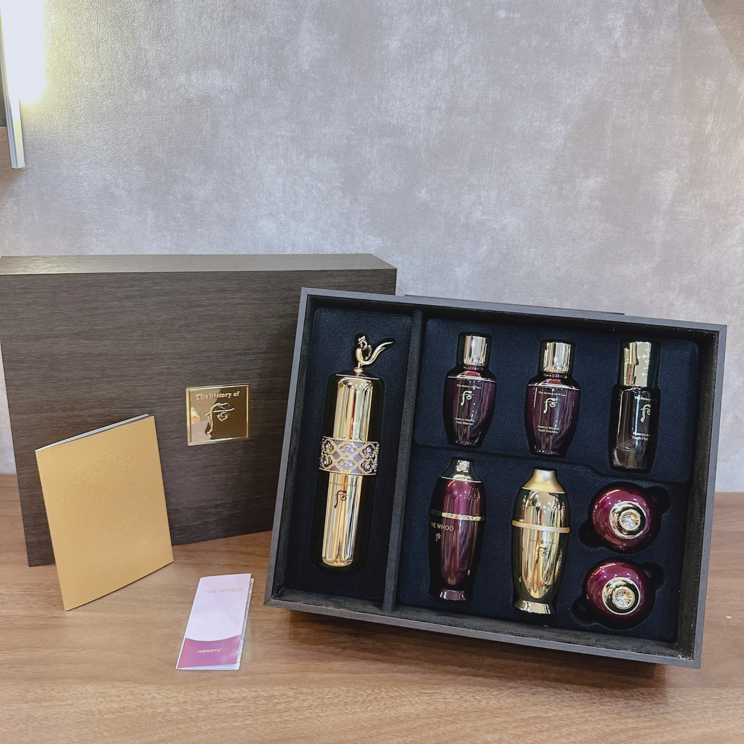 S255 ( CÔNG TY ) Set tinh chất vàng Whoo Hwanyu ampoule Cao Hoàn Vũ 40ml ( 23.500k) ( 2029 )