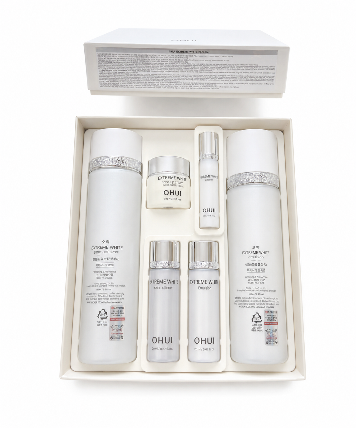 S89 SET Ohui Trắng Extreme White nước 150ml + sữa 130ml - 6sp ( 2029 )