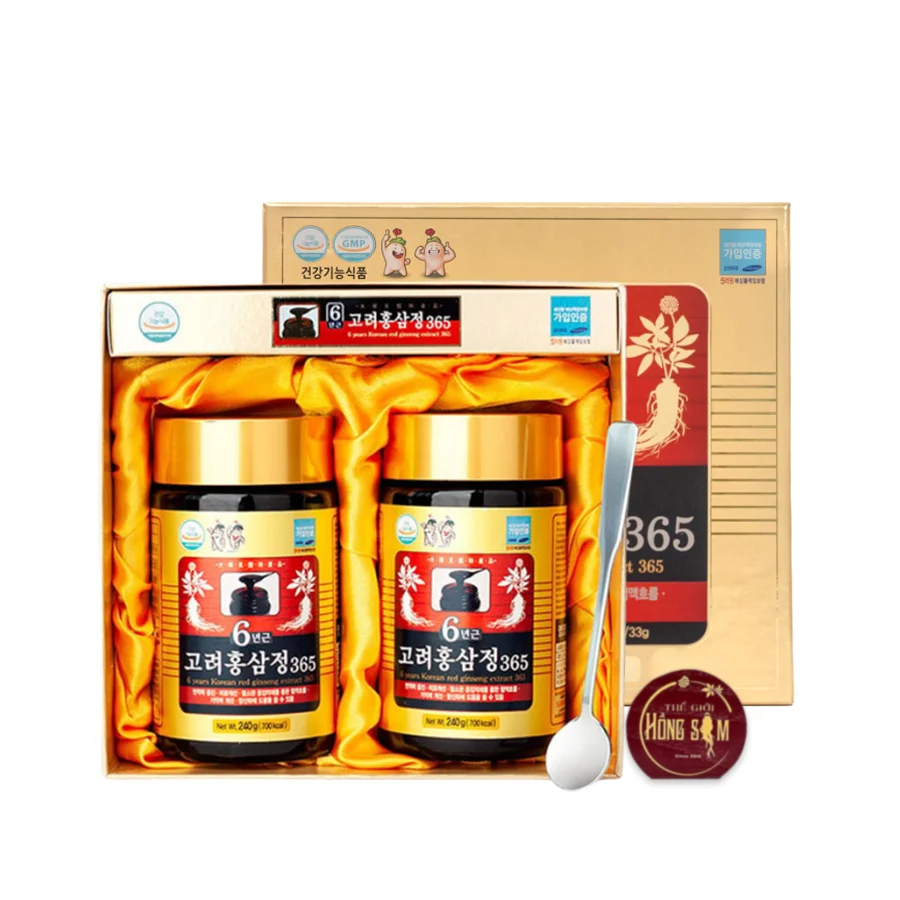 c29 Cao hồng sâm Hàn quốc 365 set 2 lọ *240g ( 1/2029 )