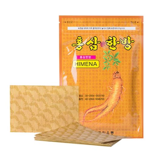 g240 ( màu vàng ) Miếng cao dán hồng sâm Hàn Quốc giảm nhức mỏi