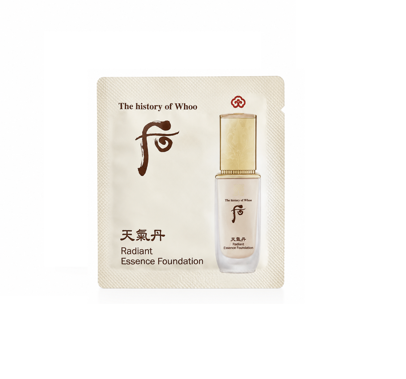 m119 Gói kem nền Whoo radiant essence foundation 1ml số 21 (mẫu mới VỎ VÀNG )(11/ 2027)