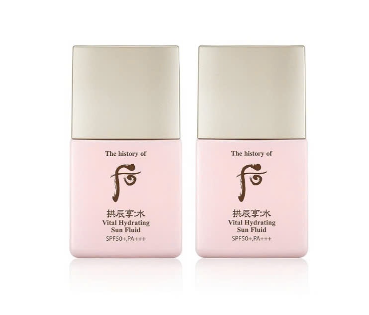 m227 (Tách set) Kem chống nắng Whoo Hồng hydrating sun fluid 13ml ( 5/2028 )