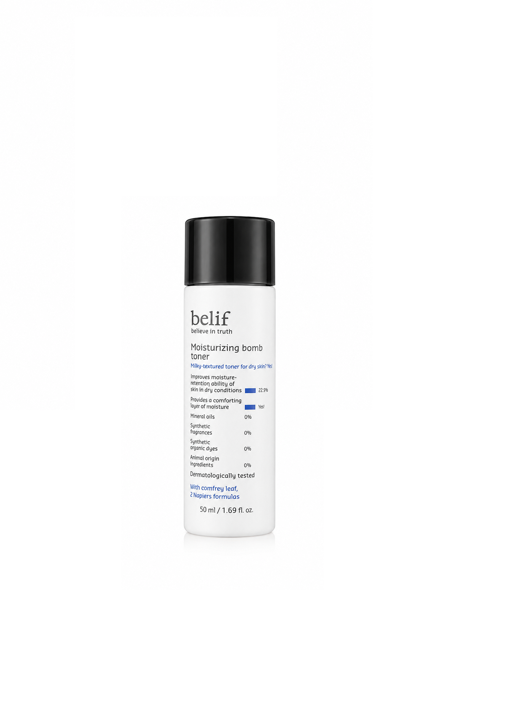 m689 (tach set ) Nước hoa hồng Belif Moisturizing Bomb 50ml(9/2027)