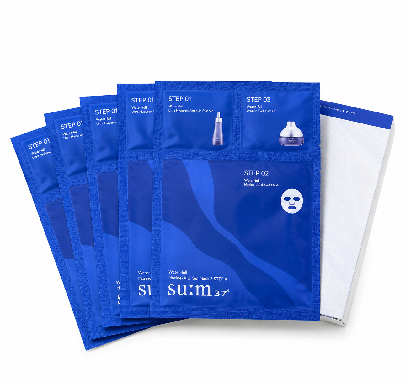 m939 - HỘP 5miếng mặt nạ Sum xanh 3 steps 32ml