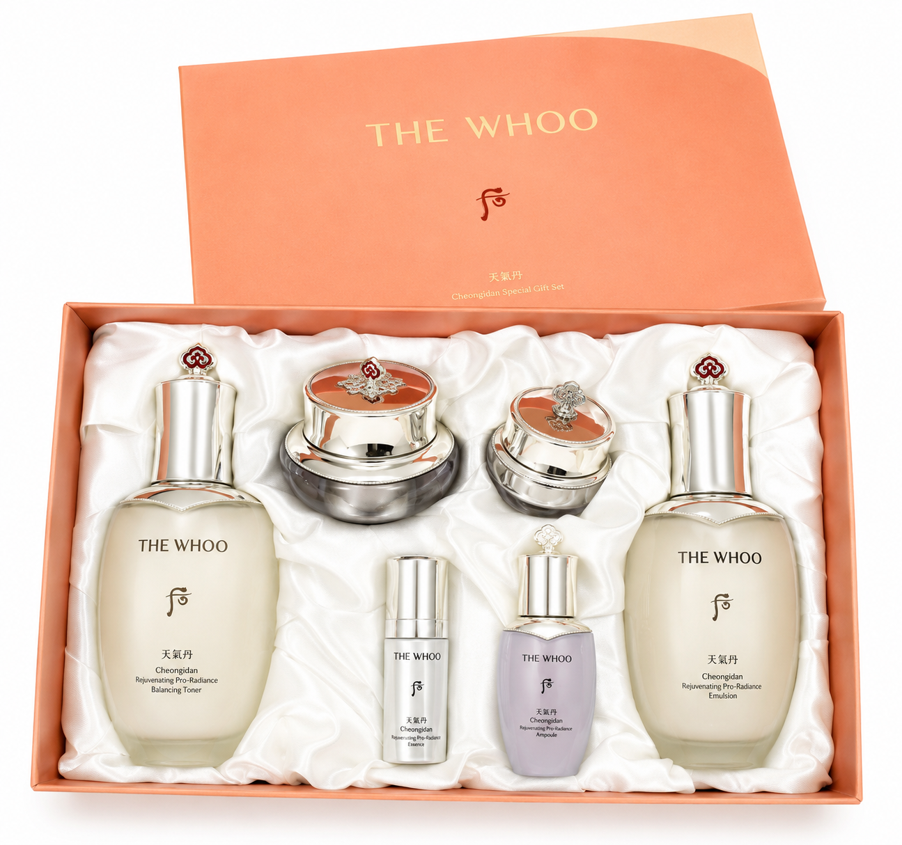q943 Set Whoo Tái sinh Cheongidan Rejuvenating Pro - Radiance nước sữa kem 6sp( 7/2028 )