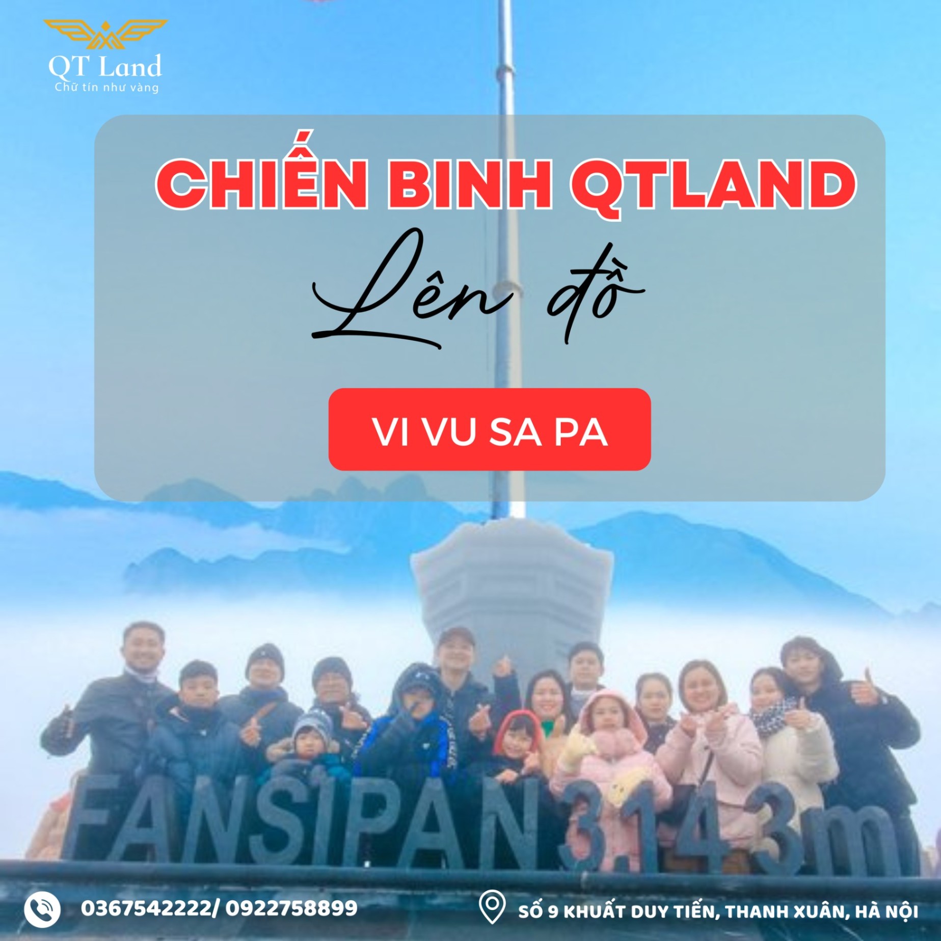 CHIẾN BINH QTLAND “LÊN ĐỒ” VI VU SA PA