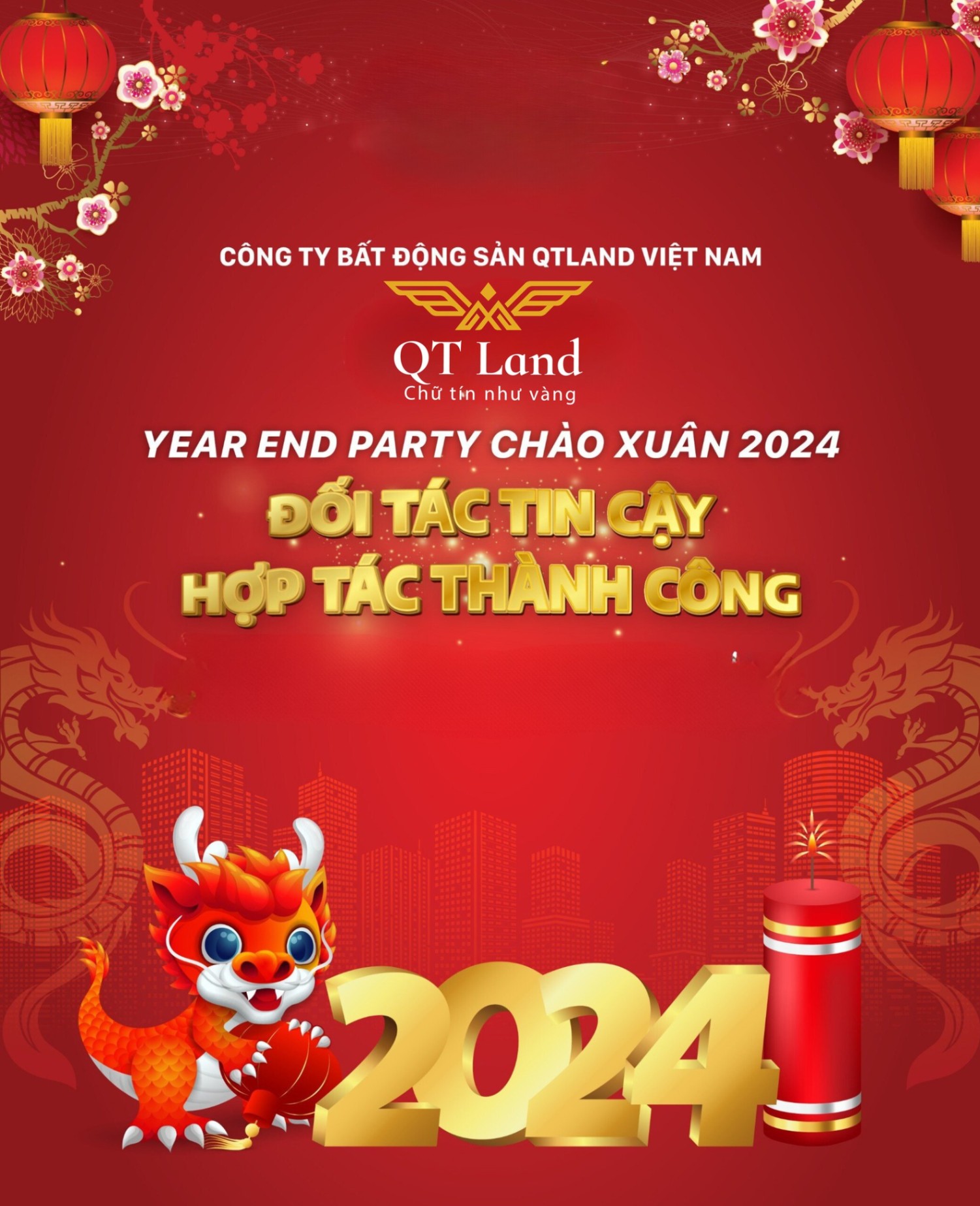 YEP 2023 - CHÀO XUÂN 2024 - BĐS QTLAND VIỆT NAM