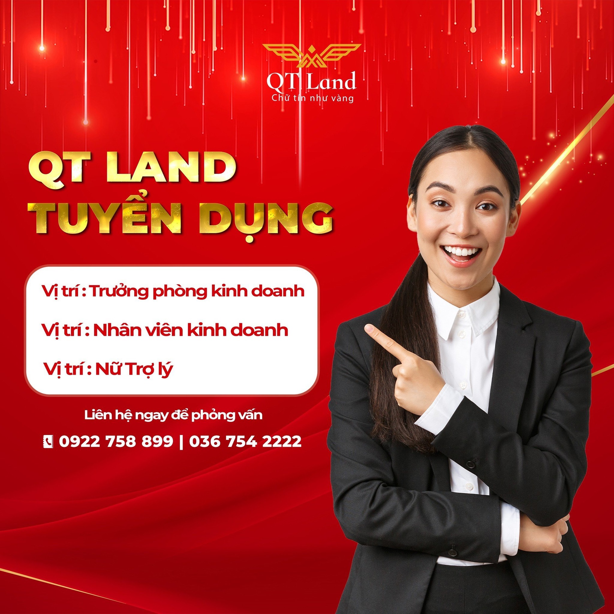 QT LAND TUYỂN DỤNG  NHÂN SỰ