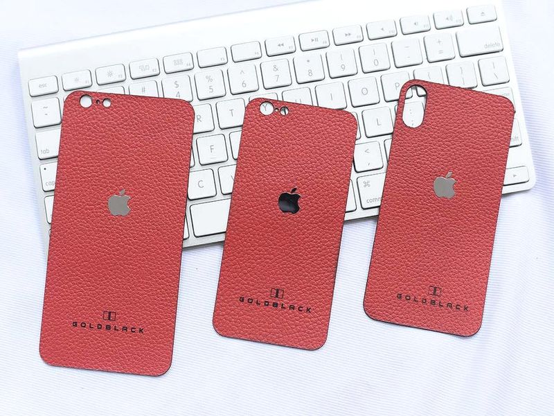 Ốp da điện thoại Iphone đỏ