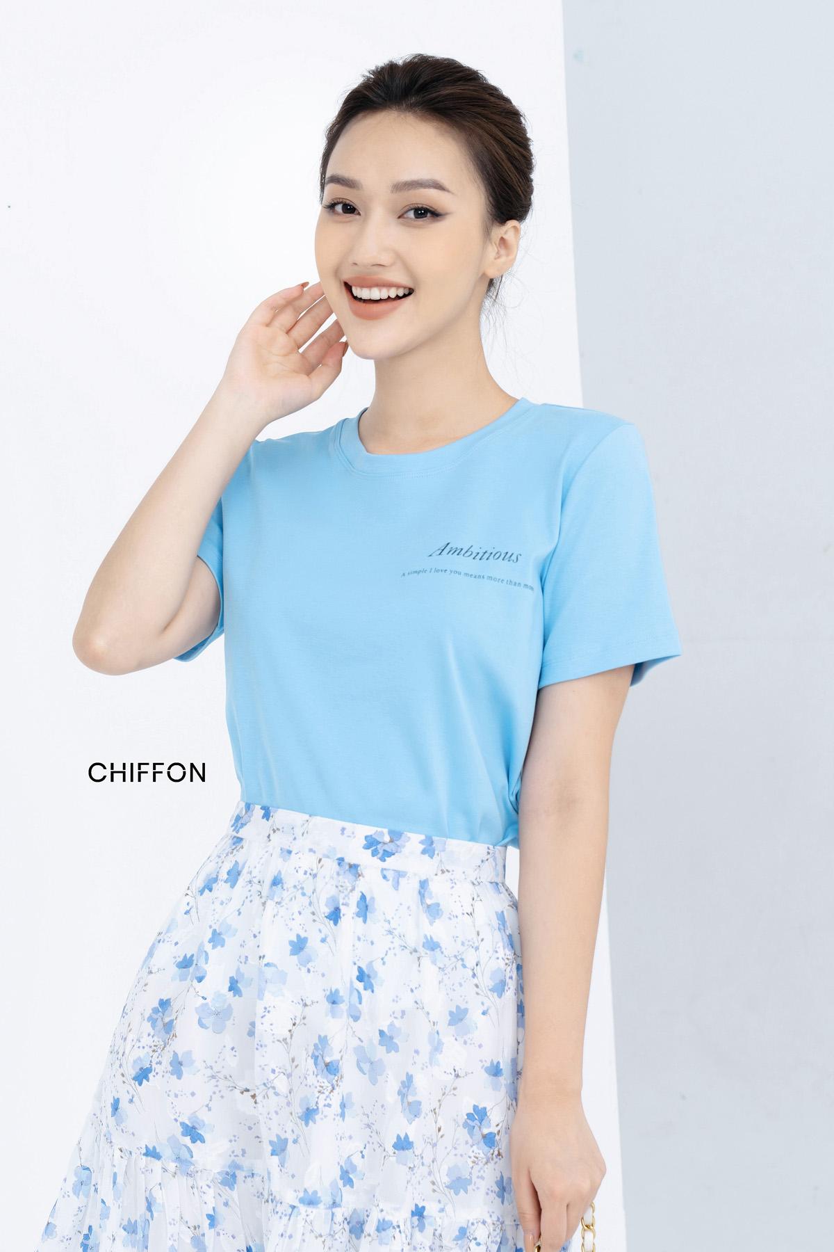 Áo phông cotton Chiffon 